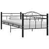 vidaXL Day Bed Frame | Black | Metal | Single | Durable | Day Bed Frame