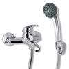 vidaXL Bath Shower Mixer Tap Kit Chrome