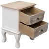 vidaXL Bedside Cabinets 2 pcs 35x30x50 cm Paulownia Wood