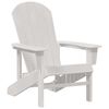 vidaXL Garden Lounge Furniture 3 pcs White 38 x 38 x 46cm Polyethylene