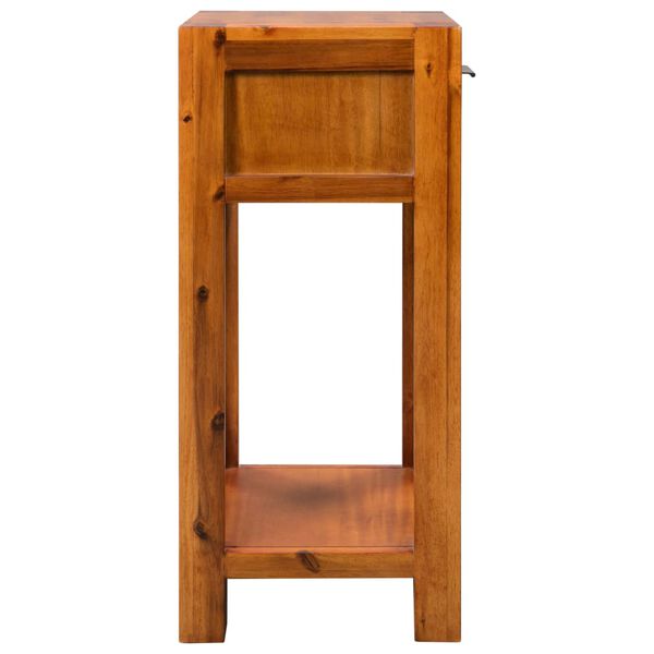 vidaXL End Table Solid Acacia Wood 30x30x70 cm