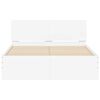 vidaXL Bed Frame without Mattress White 120x190 cm Small Double