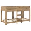 vidaXL Bunk Bed for Kids Artisan Oak 90 x 200 cm Engineered Wood