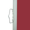vidaXL Patio Retractable Side Awning 600x160 cm Red
