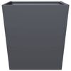 vidaXL Garden Planters Anthracite 2 pcs 50x50x50 cm Steel