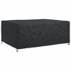 vidaXL Furniture Cover Plain Black 220 x 190 x 85 cm 420D