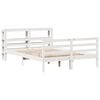 vidaXL Bed Frame without Mattress White 140x190 cm Solid Wood Pine