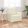 vidaXL Sofa Bed Cream 74 x 77 x 81 cm Artificial Leather