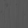 vidaXL Bed Headboard Grey 145.5x4x100 cm Solid Pine Wood