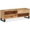 vidaXL TV Cabinet Solid Mango Wood 120x30x40 cm