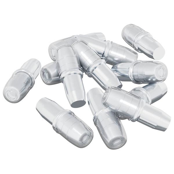 vidaXL Shelf Peg 7200 pcs Silver 7 x 16 mm Iron