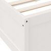 vidaXL Bookcase Bed without Mattress White 90x190cm Solid Wood Pine