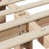 vidaXL Bed Frame Brown 180 x 200 cm Solid Pine Wood