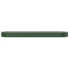 vidaXL Garden Raised Bed Galvanised Steel 523x140x36 cm Green