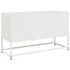 vidaXL TV Cabinet White 100.5x39x60.5 cm Steel