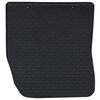 vidaXL Car Mat 4 pcs Black Rubber