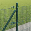 vidaXL Fence Post Green 50 x 0.5 m (19 x 19 mm mesh) Steel and PVC