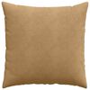 vidaXL Sofa Pillows 2 pcs Brown 80 x 80 cm Corduroy Fabric