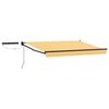 vidaXL Electric Retractable Awning Sand 2.5 x 2 m