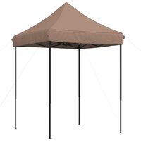vidaXL Foldable Party Tent Pop-Up Brown 200x200x306 cm