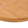 vidaXL Table Top Light Brown 80x40x4 cm Solid Wood Oak Oval