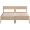 vidaXL Bed Frame without Mattress 140x200 cm Solid Wood Pine