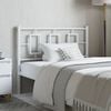 vidaXL Metal Replace Headboard White 107 cm