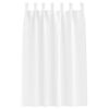 vidaXL Blackout Curtains with Rings 2 pcs Pure White 175 x 140 cm
