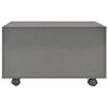 vidaXL Coffee Table High Gloss Grey 60x60x35 cm Engineered Wood