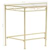 vidaXL Side Table Vintage Style Metal 87x34x73 cm Gold