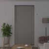 vidaXL Window Blind with Curtains Manual Silver Aluminium