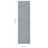 vidaXL Runner Rug BCF Grey 80x300 cm