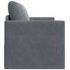 vidaXL Sofa Bed Dark Grey 124 x 204 x 61 cm Velvet