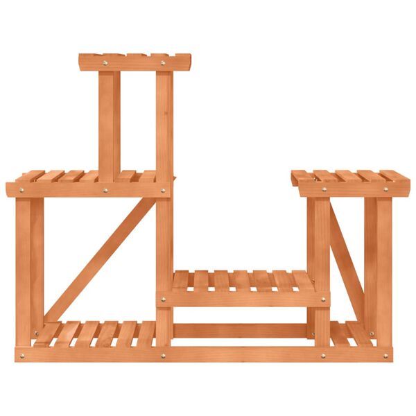 vidaXL Flower Stand 90x25x73.5 cm Solid Wood Fir