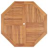 vidaXL Garden Table 120x120x75 cm Solid Teak Wood