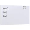 vidaXL Wall-mounted Magnetic Board White 100x60 cm Tempered Glass