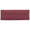 vidaXL Back Pillow Wine Red 140 x 19 x 50 cm Fabric