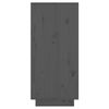 vidaXL Sideboard Grey 60x34x75 cm Solid Wood Pine