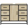 vidaXL Bathroom Sink Cabinet Sonoma Oak 80x33x60 cm Engineered Wood