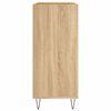 vidaXL Record Cabinet Sonoma Oak 84.5x38x89 cm Engineered Wood