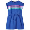 Kids'Dress with Drawstring Cobalt Blue 140