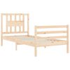 vidaXL Bed Frame without Mattress 90x200 cm Solid Wood