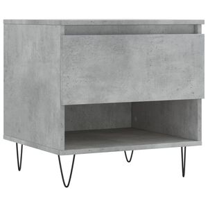 vidaXL Coffee Table Concrete Grey 50x46x50 cm Engineered Wood