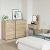 vidaXL Storage Cabinets 2 pcs Sonoma Oak 60 x 48 x 105 cm