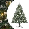 vidaXL Artificial Christmas Tree with 300 LEDs with Stand Green 180 cm