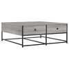 vidaXL Coffee Table Grey Sonoma 100x99x40 cm Engineered Wood