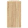 vidaXL Sideboard with LED Lights Sonoma Oak 142.5x37x67 cm
