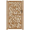 vidaXL Garden Gate 100x175 cm Weathering Steel Trace Design