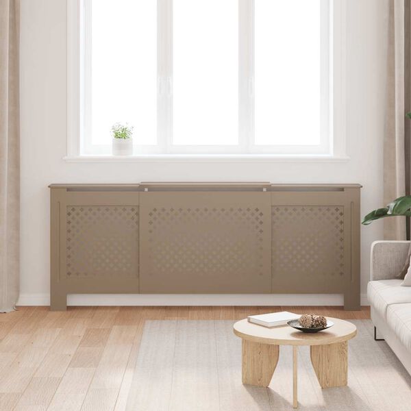 vidaXL MDF Radiator Cover 205 cm