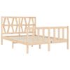 vidaXL Bed Frame without Mattress 140x200 cm Solid Wood Pine